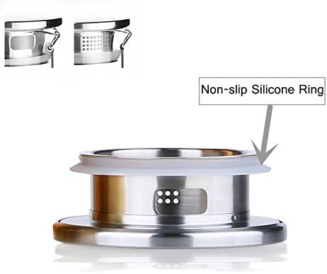 60 Ounces Glass Pitcher with Lid, Hot/Cold Water Jug, Juice and Iced Tea Beverage Carafe