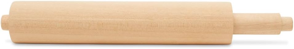 Spring-Loaded Bathroom Toilet Paper Holder Wall Mount Rod 5-inch, Pack of 1 Wood Toilet Paper Spring Rod for Replacements, by Woodpeckers