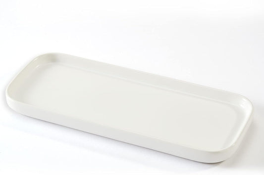 CosyCorner Ceramic Bathroom Tray, White, 9.8in x 3.9in x 0.7in