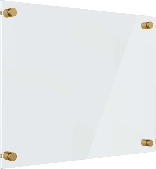 Ships Next Day, Made in USA - Acrylic Dry Erase Board | Non-Magnetic Dry Erase Board | Hanging Frameless White Board | Acrylic for Office and Home Walls | Adults (Clear - 20x30)