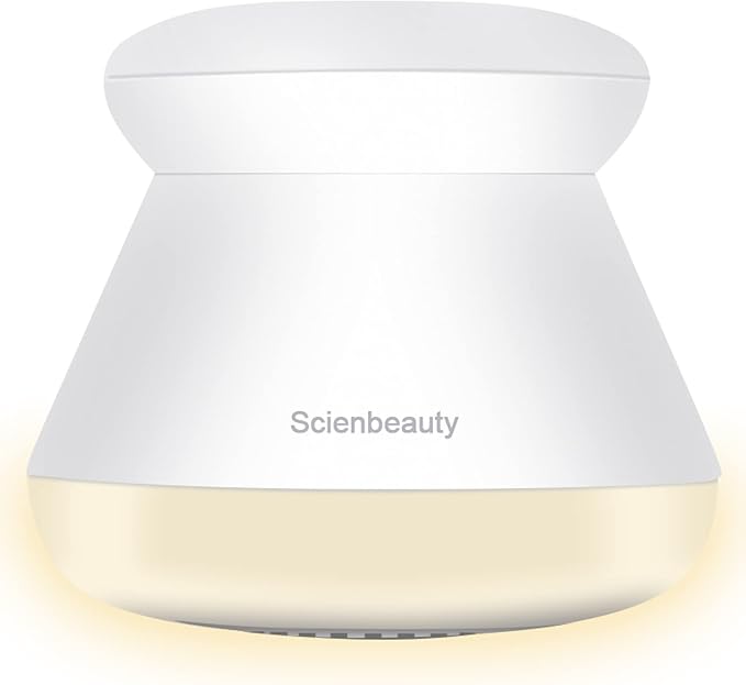 Scienbeauty Fabric Shaver Fuzz Remover Rechargeable, Electric Lint Remover with Light, Sweater Shaver with Stainless Steel 6-Blades, Dual Protection for Fuzz, Lint, Pills, Bobbles Removing