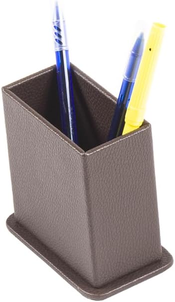 Dora Bonded Leather Executive Desk Set – 11-Piece Luxury Desk Organizer with Desk Mat, Name Plate, Pens, Mouse Pad, Photo Frame & Office Accessories