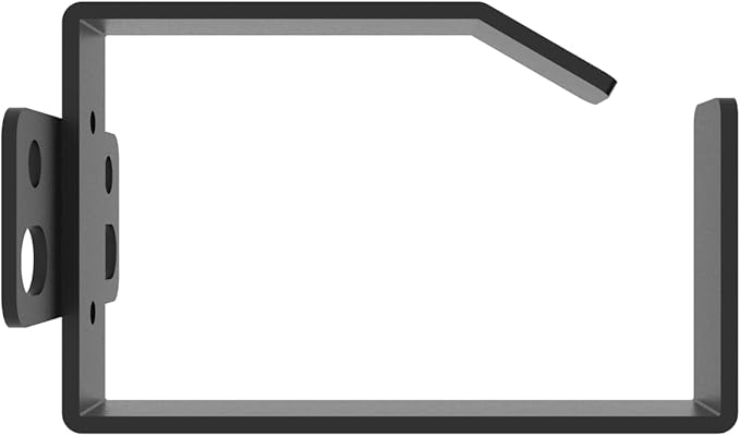 5 Pieces of 1.7 x 2.7in Server Rack Cable Management D-Ring Hooks - Network Rack-Mount Cord Organizer Ring Set for Power Cords, Fiber Optic or Network Patch Cables (5DRing)