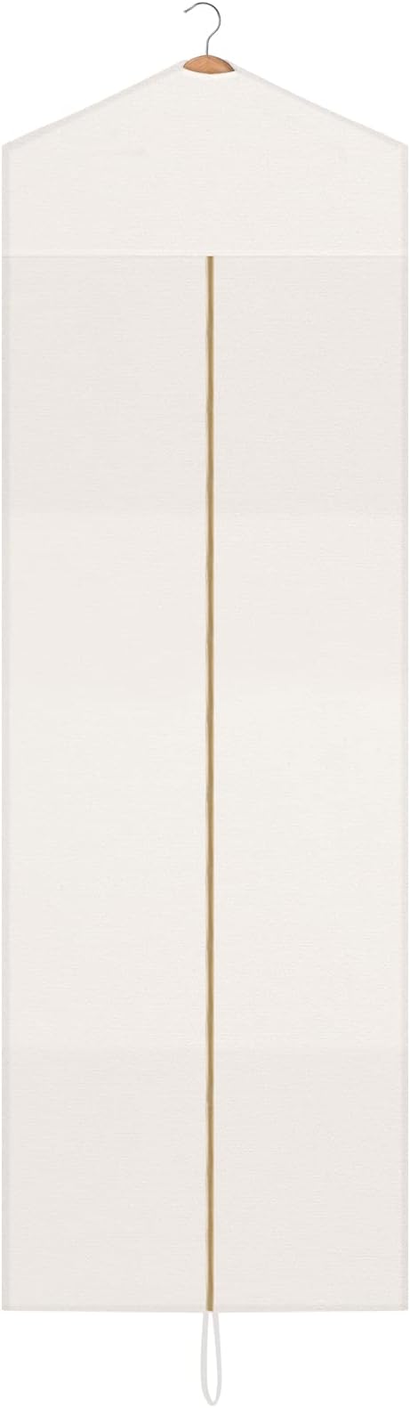 Sotiff Cotton Dress Garment Bags for Long Gowns Long Dress Travel Breathable Foldable Storage Bag Dust Proof(White,70 x 23.6 Inch)