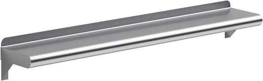 AmGood 36" Long X 6" Deep Stainless Steel Wall Shelf | NSF Certified | Appliance & Equipment Metal Shelving | Kitchen, Restaurant, Garage, Laundry, Utility Room