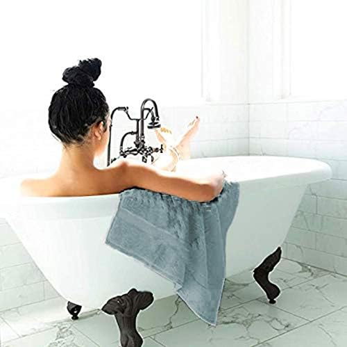 SALBAKOS 100% Turkish Cotton Washcloth Set of 12 13x13 inch | Heirloom Quality | Hotel & Spa Collection | Ultra Soft, Super Absorbent, Washcloth Towels | Made in Turkey (Seafoam Green, 12 Washcloths)