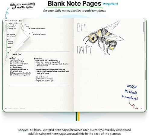 Roterunner Purpose Planner Notebook B5 7.5”x9.8” Undated 2026 Daily Weekly and Monthly Productivity Goal Setting Tool for Work Home ADHD Planner for Adults Self Care Journal (Purple Softcover)