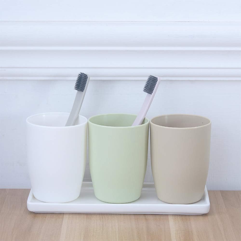 Ceramic Vanity Tray Small Rectangle, Bathtub Tray Bathroom Organizer, Cosmetics Holder for Tissue Candle Towel Plant Jewelry Ring Dish Dresser Perfume Shampoo-White(2 Pcs)(Large)