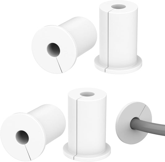 4PCS White 3/4inch starlink Wall Cable Pass Through Bushing Grommets Accessories (4PCS White Starlink Grommets)