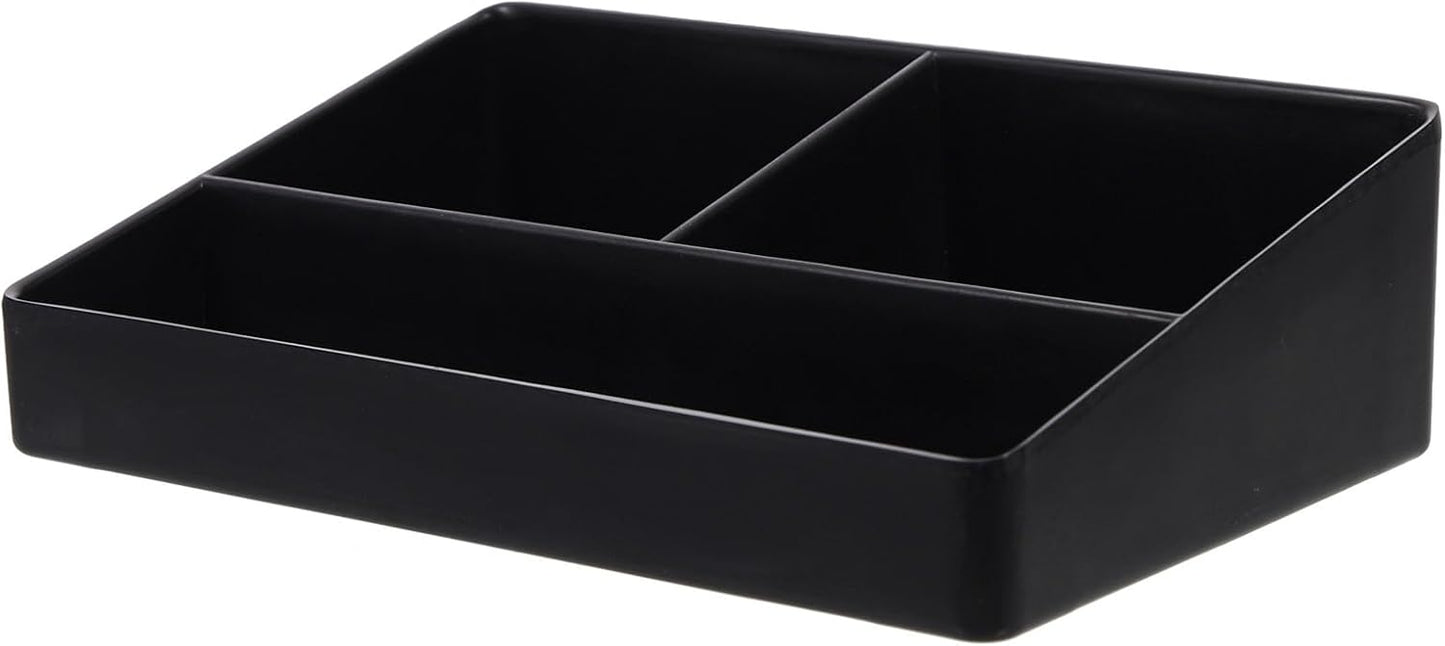 Tofficu Coffee Station Organizer for Countertop, Coffee Bar Accessories and Organizer, Mind Reader Coffee Organizer, 10-Compartment Condiment Organizer for Home Office Breakroom Cup Sugar Tea Pod