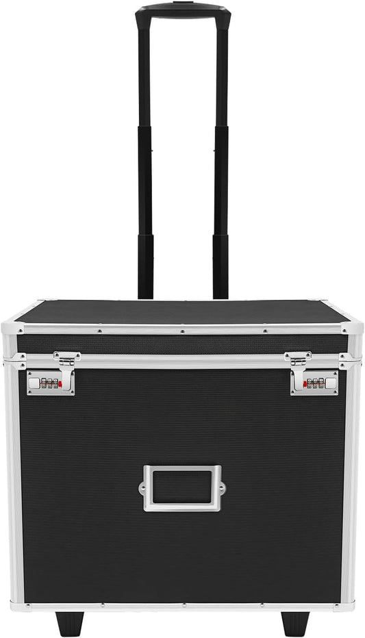 Locking Mobile Business Case,Fireproof File Cabinets for Document Safety,File Organizer Storage Box,Fireproof Document Box with Lock for Filing Office Documents