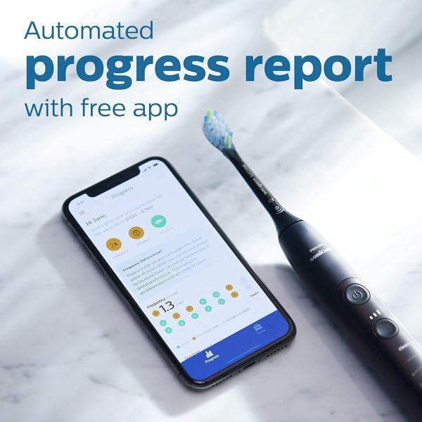 Philips Sonicare ExpertClean 7500 White, Rechargeable Electric Power Toothbrush, HX9690/06