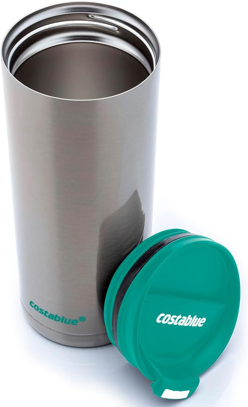 Travel Coffee Mug - 16 Oz. Stainless Steel Insulated Coffee Mug, Leak Proof Tumbler w/Dishwasher Safe Lid, Double Wall Travel Coffee Cup, Reusable Insulated Tumbler for Hot & Cold Beverages…