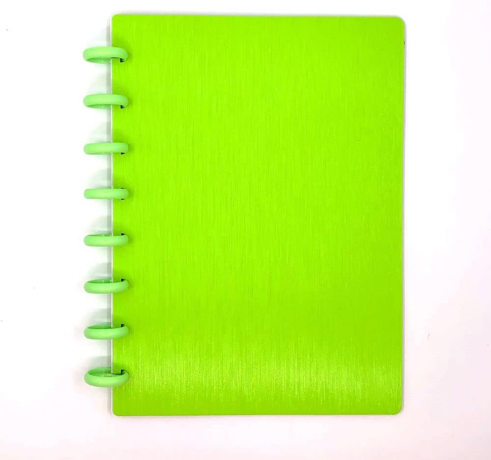 100pcs Planner Expander Discs 1.1Inch Book Binding Disc For Discbound Notebook Accessories Heart Binder Rings(Green,1.1 inch/28 mm)