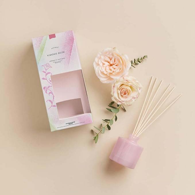 Thymes Petite Reed Diffuser - 4 Fl Oz - Kimono Rose