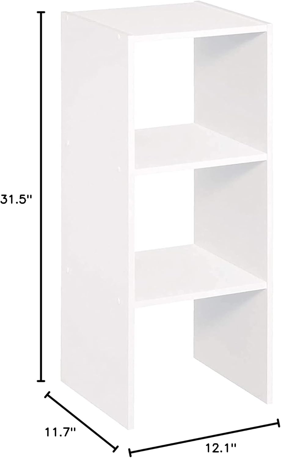 ClosetMaid Vertical Cube Organizer, White (3 Pack)