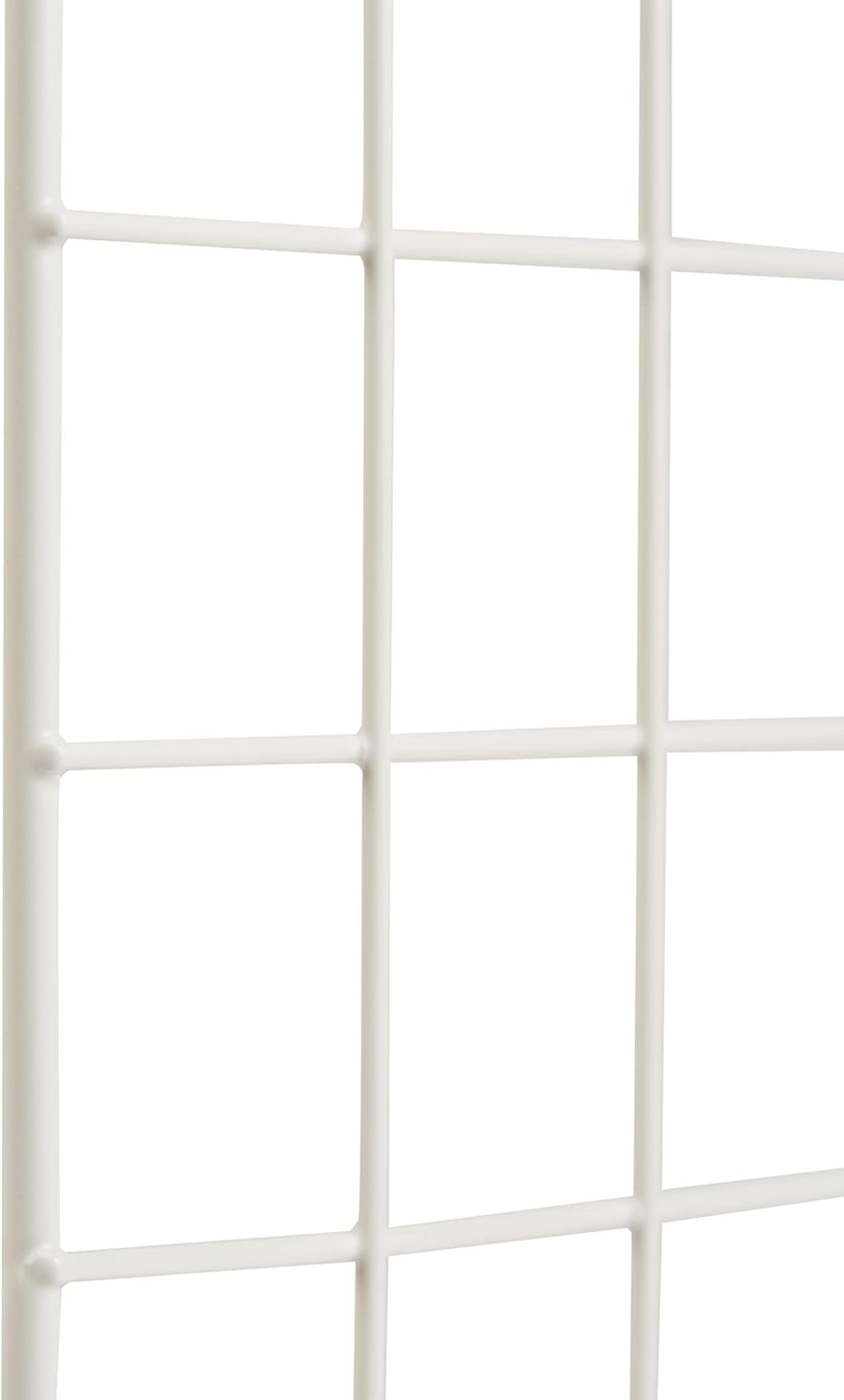 Amazon Basics 6 Cube Wire Grid Stackable Storage Shelves, 12.6 x 26 x 38 inches, White