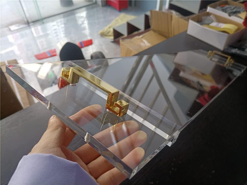 WANLIAN 33-Inch Luxury Bathtub Caddy Tray for Bathroom - Shower Storage Organizer Shelf With Gold Handles