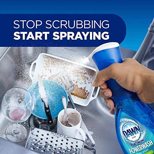 Dawn Powerwash Starter Kits, Dish Spray, Dish Detergent, Fresh Scent Bundle, Spray Bottle, 2 Refillsâ€¦