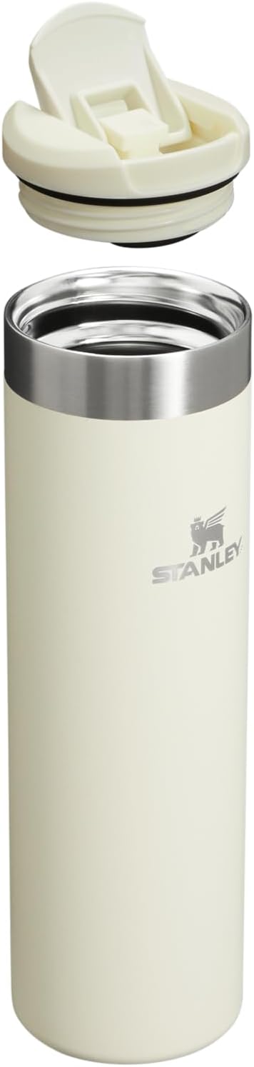 Stanley AeroLight Transit Bottle 20 oz Locking Drink Through Lid Leak Resistant Water Bottle or Coffee Travel Mug Lightweight Insulated Stainless Steel BPA-Free Cream