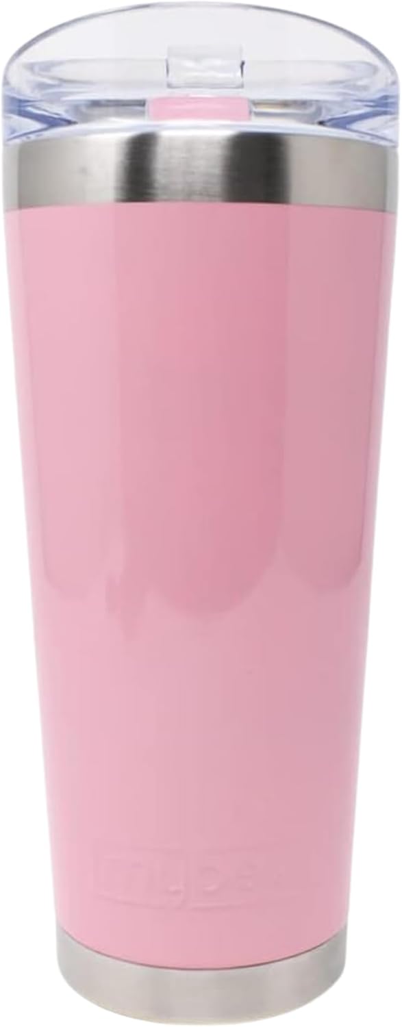 Classic Premium Stainless Steel Tumbler with 12-Hour Temperature Control, Tritan Lid, and BPA-Free Construction | Candy Pink, 26 oz