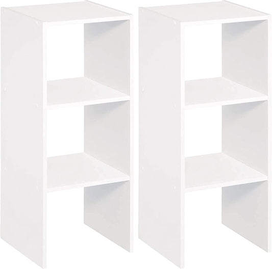ClosetMaid Vertical Cube Organizer, White (3 Pack)