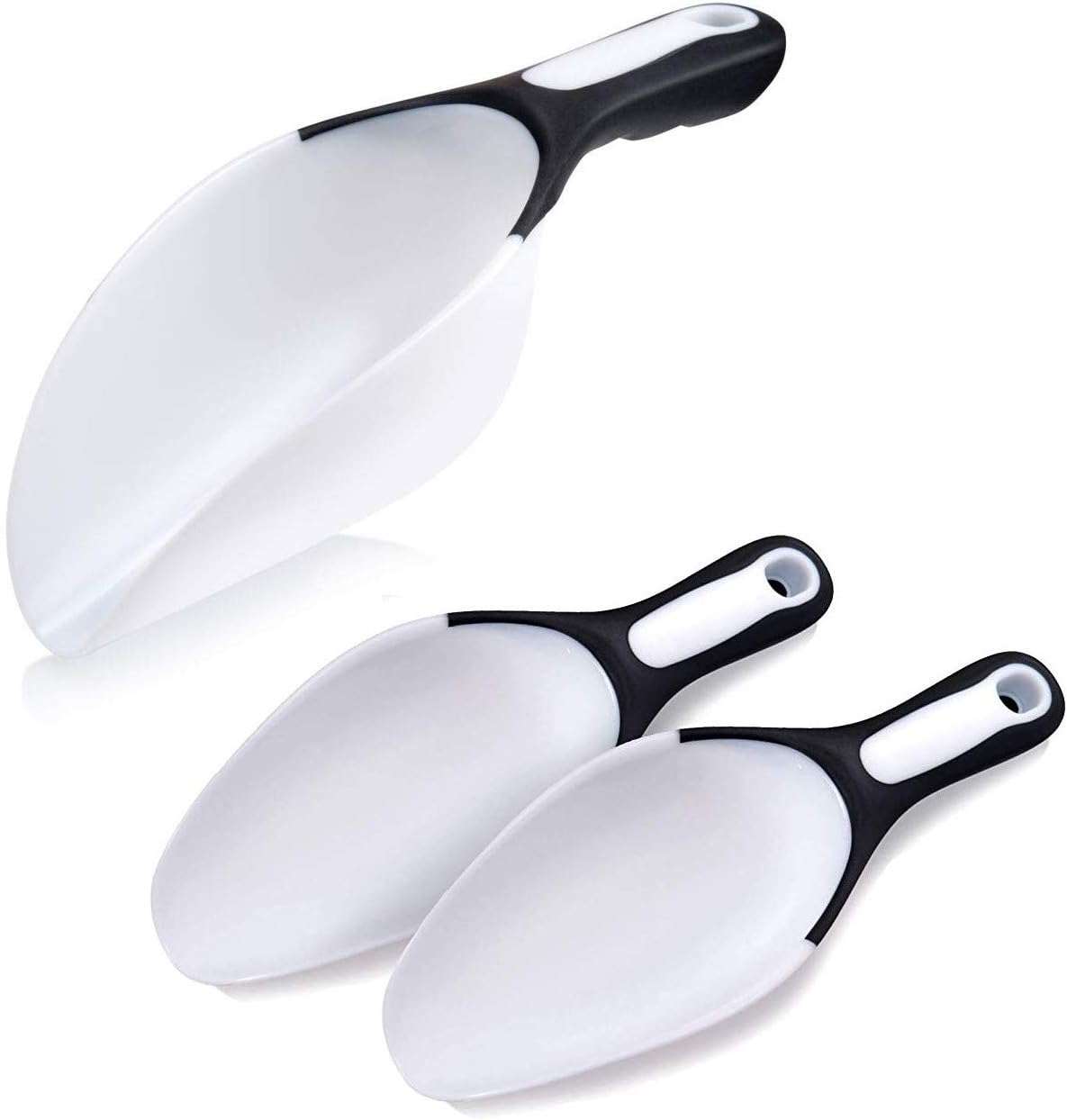 Rockland Guard Large Scooper for Dry Goods - Ice Scoop for Ice Machine Flour & Coffee Scoop - Dishwasher-Friendly 1 Cup Measuring Scoop for Pet Dog & Cat Food, Kitchen & Pantry Ingredients - [3-Pack]