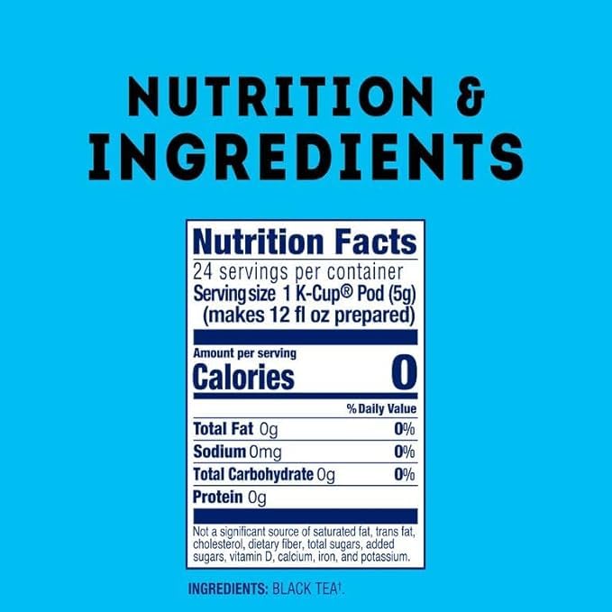 Lipton Iced Tea K-Cups, Unsweetened Black Iced Tea, 24 K-Cup Pods