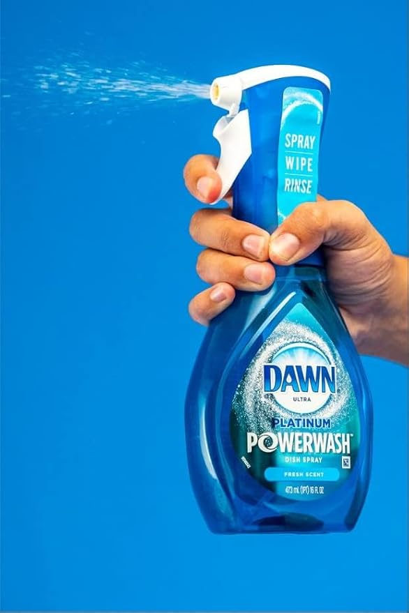Dawn Platinum Powerwash Dish Spray Soap, Fresh Scent Refill- 16oz