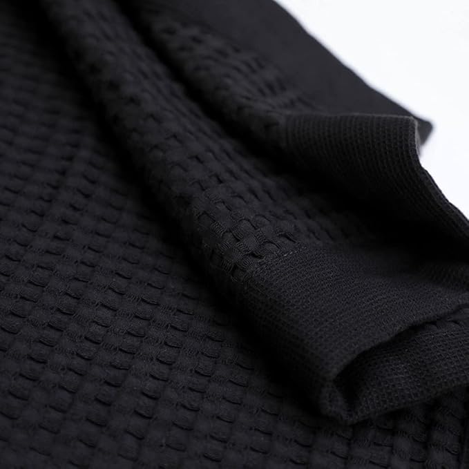 GILDEN TREE Bathroom Mat Absorbent Cotton Quick Dry for Shower, Bath & Bathtub Washable Thin, Modern Style (Faded Black)