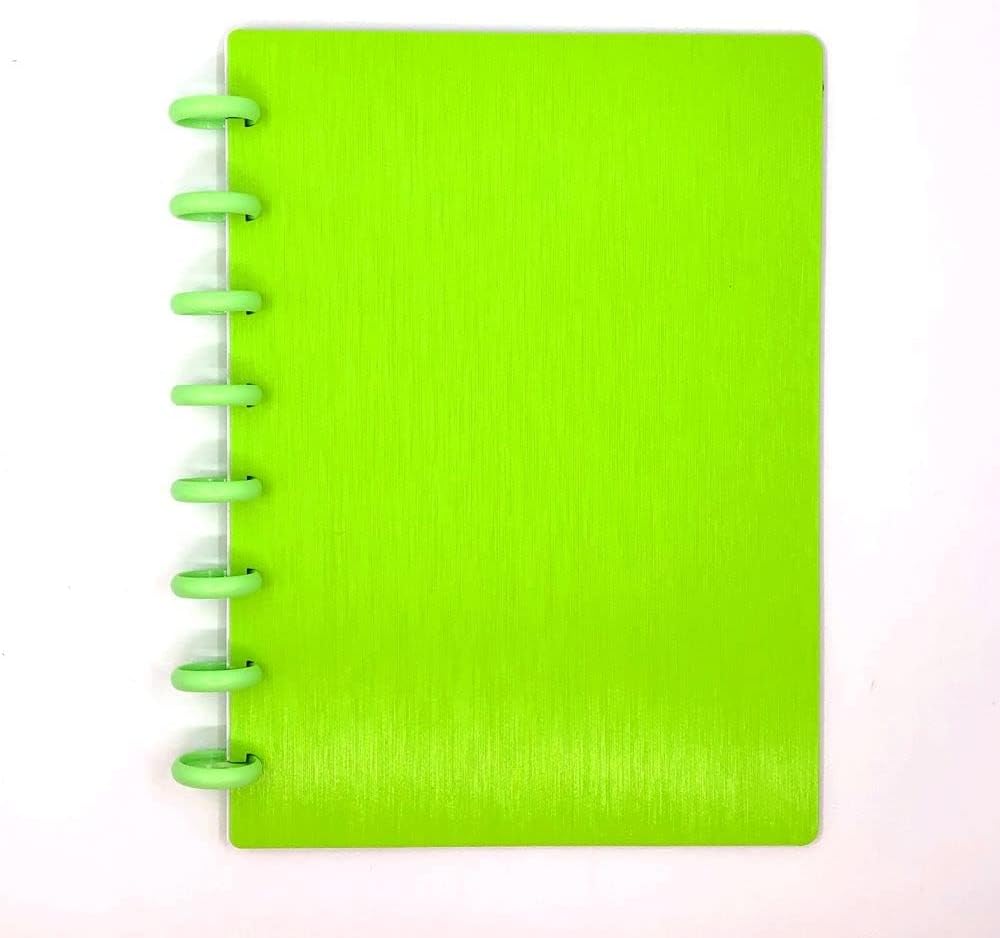 100pcs Planner Expander Discs 1.26Inch Book Binding Disc For Discbound Notebook Accessories Heart Binder Rings(Green,1.26 inch/32 mm)