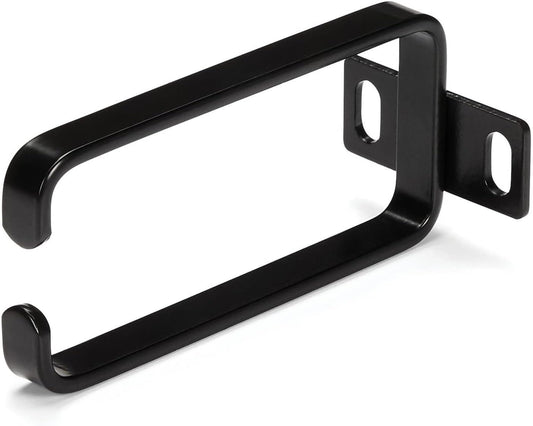 StarTech - CMHOOK1UN .com 1U Vertical 1.8 x 3.9in Server Rack Cable Management D-Ring Hook w/ Flexible Opening - Network Rack-Mount Cord Organizer Ring (CMHOOK1UN) Black
