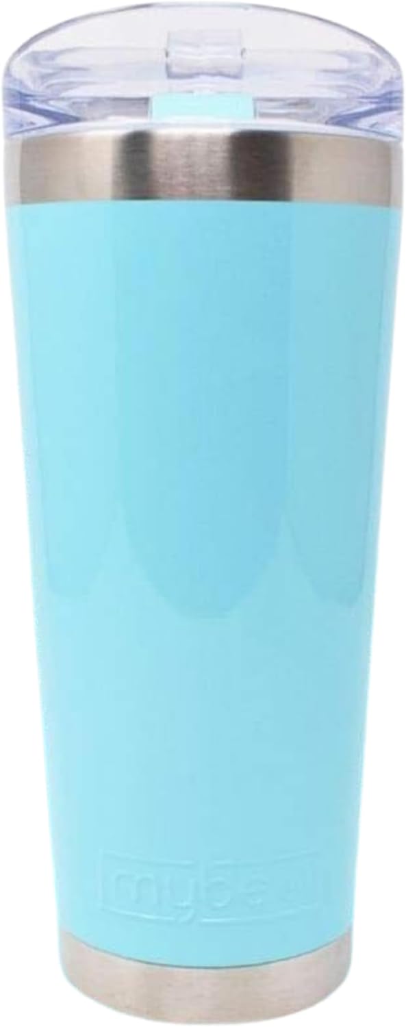 Classic Premium Stainless Steel Tumbler with 12-Hour Temperature Control, Tritan Lid, and BPA-Free Construction | Aqua Sky, 26 oz