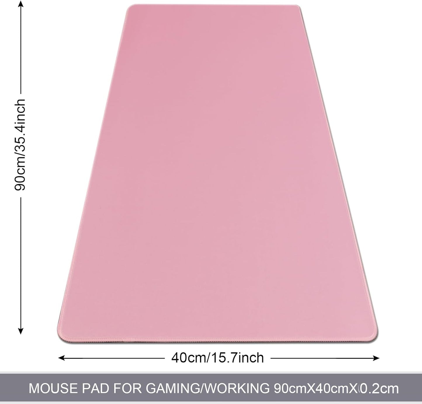 XXL Gaming Mouse Pad 35.4x15.7 Professional Large Mouse Pad & Computer Game Mouse Mat-90x40 Pinkus