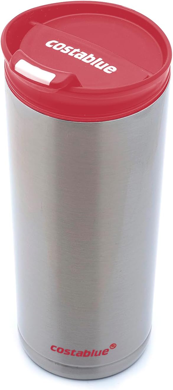 Travel Coffee Mug - 16 Oz. Stainless Steel Insulated Coffee Mug, Leak Proof Tumbler w/Dishwasher Safe Lid, Double Wall Travel Coffee Cup, Reusable Insulated Tumbler for Hot & Cold Beverages