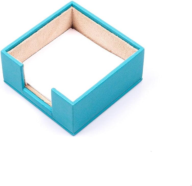 MOOGCO Bonded Set Luxury Leather Desk Pad & Desk Organization Essentials Desk Organizer Leather Desk Organizer (Turquoise)