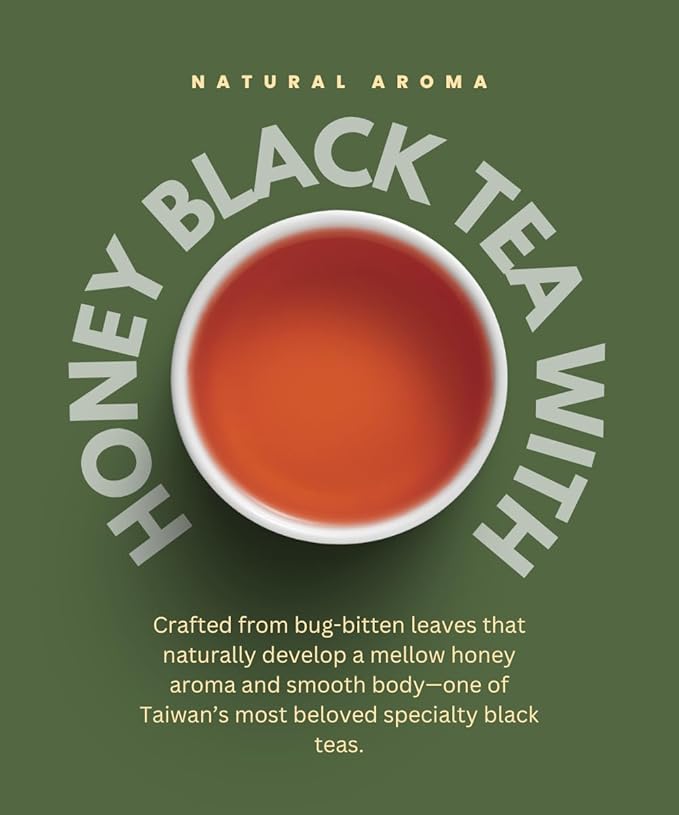 EZR Leaf Tea Sampler Gift Box – 22 Pyramid Tea Bags with Taiwan Black, Osmanthus Oolong, Chamomile Oolong, Berry Black, Four Seasons Green – Flavored Assorted Tea Set for Gifting & Tasting