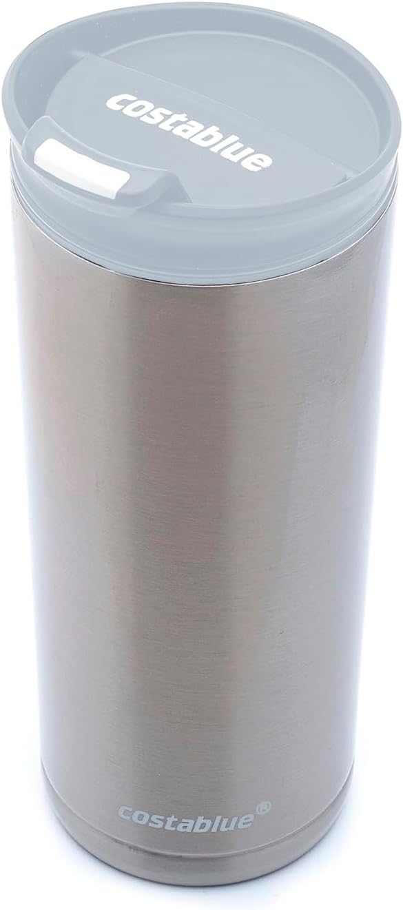 Travel Coffee Mug - 16 Oz. Stainless Steel Insulated Coffee Mug, Leak Proof Tumbler w/Dishwasher Safe Lid, Double Wall Travel Coffee Cup, Reusable Insulated Tumbler for Hot & Cold Beverages…