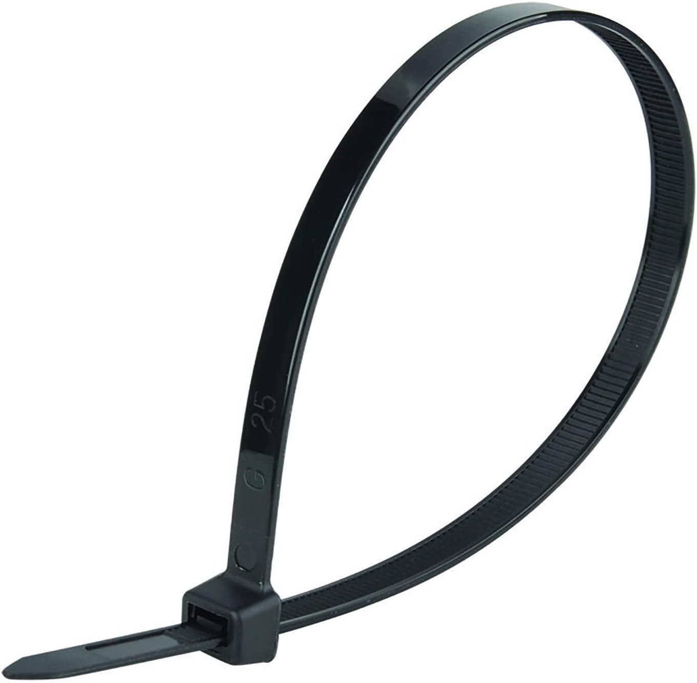 200 Pack Black Zip Ties Assorted Sizes 6+8+12 Inch Heavy Duty Cable Ties - Variety Pack Wire Ties