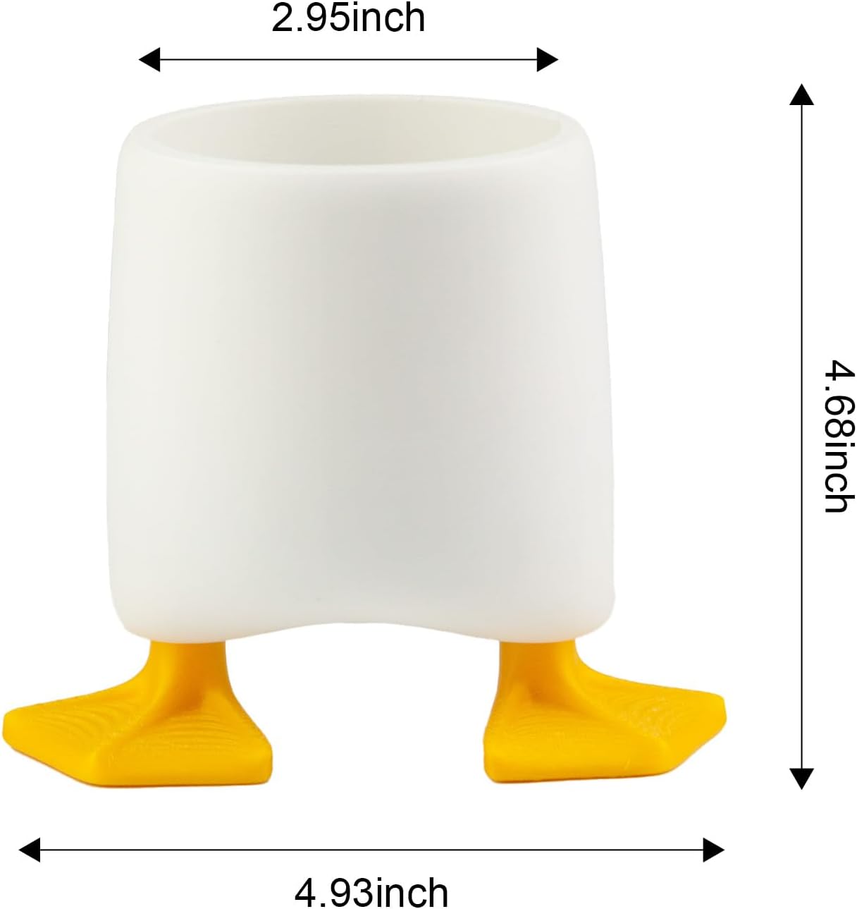 Creative Cute Duck Pen Pencil Holder, Multifunctional Stationery Pen Holder Makeup Brush Holder Kitchen Storage Cup