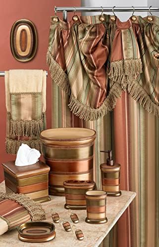 Zahari Home Contempo Modern Bathroom Rug Classic Luxury Bath Rug Contemporary Decor Beautiful Shower Mat Unique Design Stylish Washable Bathroom Rug Striped Bath Rug Bath Shower Tub Décor