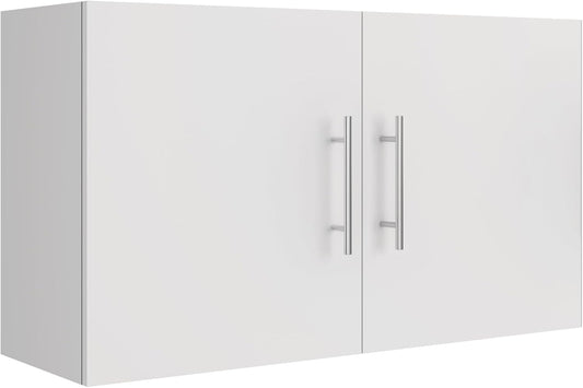 Wall Cabinet, 36" W x 12" D x 20" H Wooden Wall Mounted Storage Cabinet, Double Door Cabinet with Soft Close and Metal Handle and Adjustable Shelf, for Kitchen, Garage, Laundry, Bathroom, White