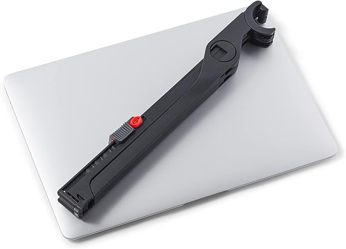 Roost V3 - Ultra Portable and Adjustable Laptop Stand - Eye‑Level Anywhere - 6.5 to 12.5 inch Screen Lift - Patented Rigid Folding Structure and Self-Adjustings Laptop Grips (for 12" to 18" laptops)