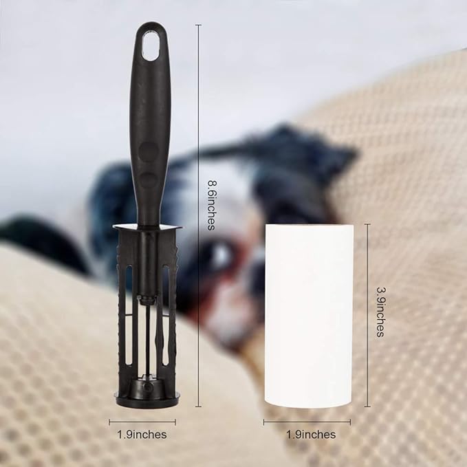 Lint Rollers for Pet & Clothes, Extra Sticky, 3 Handles with 6 Refills, 360 Total Sheets, Lint Roller Set Brush for Dog & Cat Hair Removal, Furniture