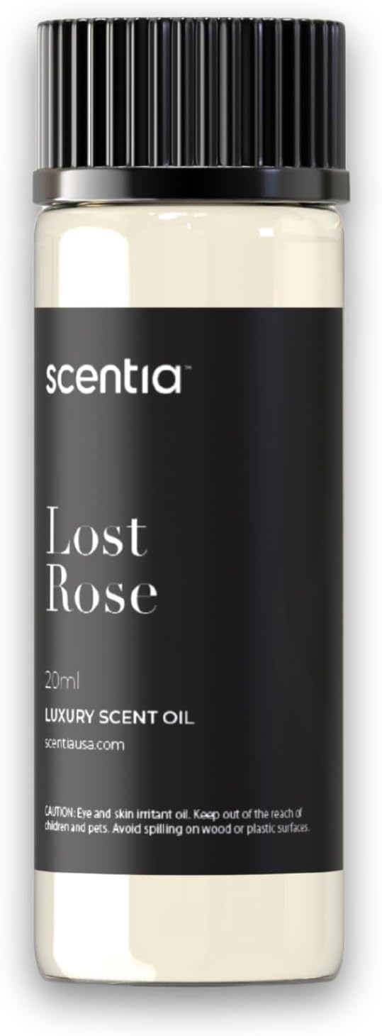Scentia Hotel Diffuser Oil Inspired by Fairmont Hotel Scent - 20 mL 0.67 fl oz - Fragrance Oil Blend Rose, Oud Wood & Clove Notes for Aromatherapy Diffusers Humidifiers - Lost Rose, Thanksgiving Gift
