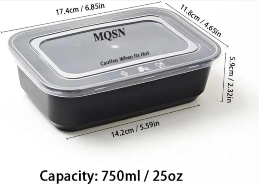 15 piece Meal Prep Containers Reusable with Lids, Sturdy Leakproof & Food Safe, Microwave, Freezer, Dishwasher Safe Food Prep Containers, To Go Take Out plactic food storage