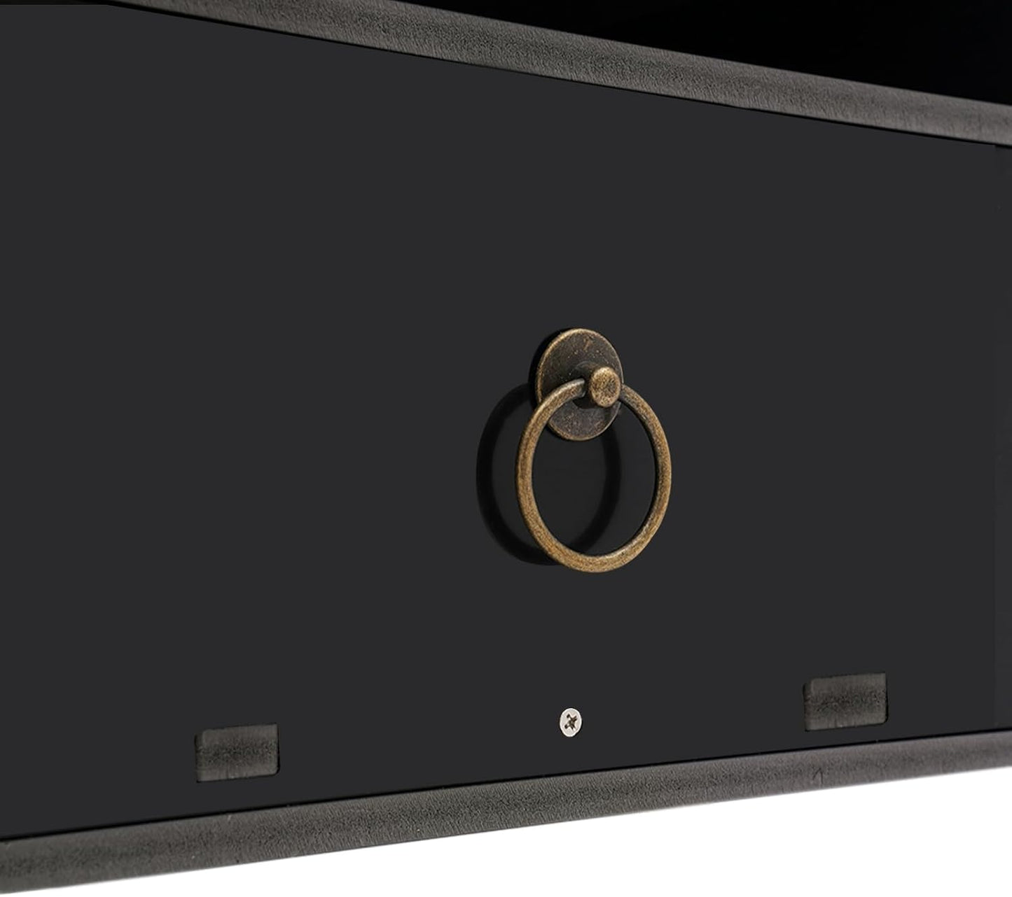 Literature Organizers, Mail Sorter Organizer Adjustable Shelves and 2 Drawers Desktop File Sorter Paper Organizer for Home School Office (Black, 24 Slots with 2 Drawers)