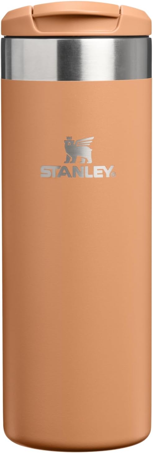 Stanley AeroLight Transit Bottle 16 oz | Locking Drink Through Lid | Leak Resistant Water Bottle or Coffee Travel Mug | Lightweight Insulated Stainless Steel | BPA-Free | Toast