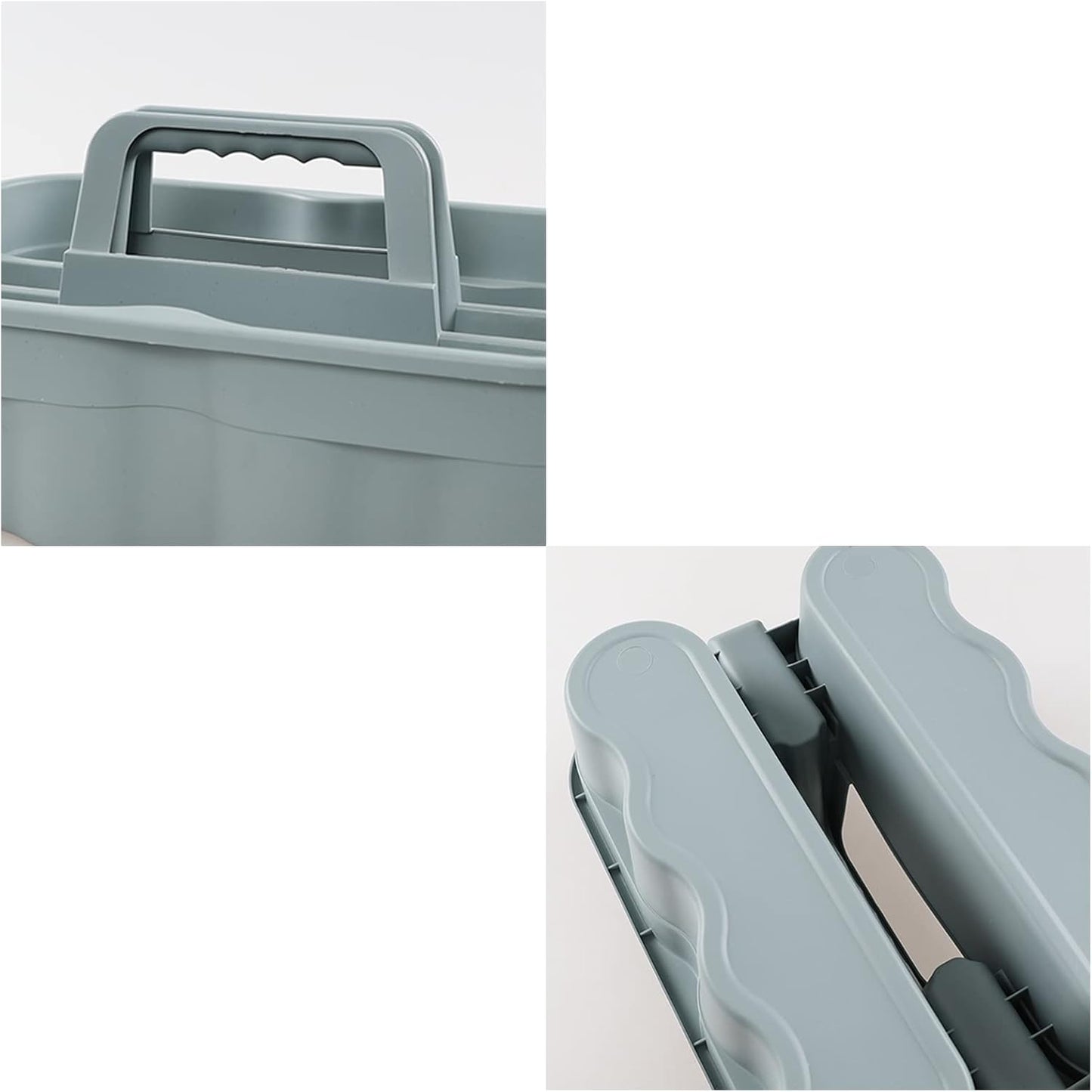 Plastic Cleaning Tote Caddy, Plastic Caddy with Handle, 6 Pack