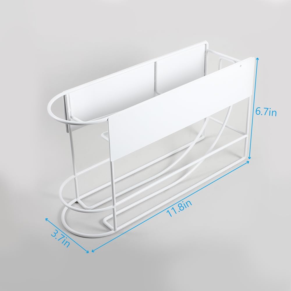 Picowe Large Dryer Ball Organizer Magnetic Storage Bin, Rollable Magnetic Dryer Ball Holder for Laundry Room Organization and Storage to Hold 8 Dryer Balls, Without Balls